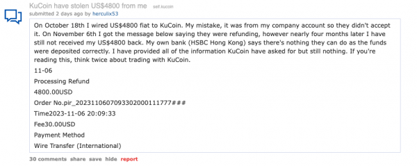 Пользователи KuCoin столкнулись с блокировкой средств